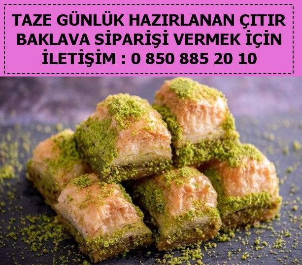 Karaman Mehmet Akif Ersoy Mahallesi taze günlük hazırlanan ucuz baklava çeşitleri tatlı siparişi yolla gönder